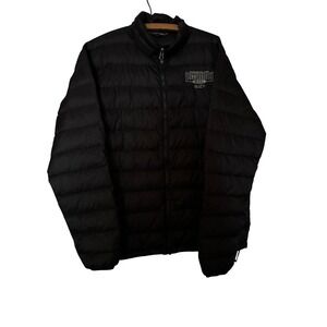 Port Authority Womens M Down Puffer Jacket Custom Logo Gorpcore Hiking Camping